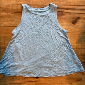 Light blue flowy tank top